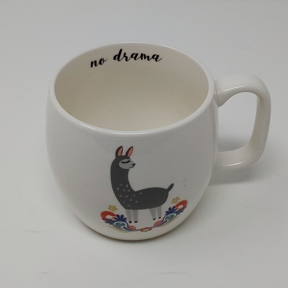No Drama Llama coffee mug